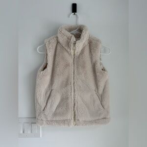 URBAN REPUBLIC Girls' Size M 10/12 Vest Faux Shearling Fur Plush Teddy Coat Vest